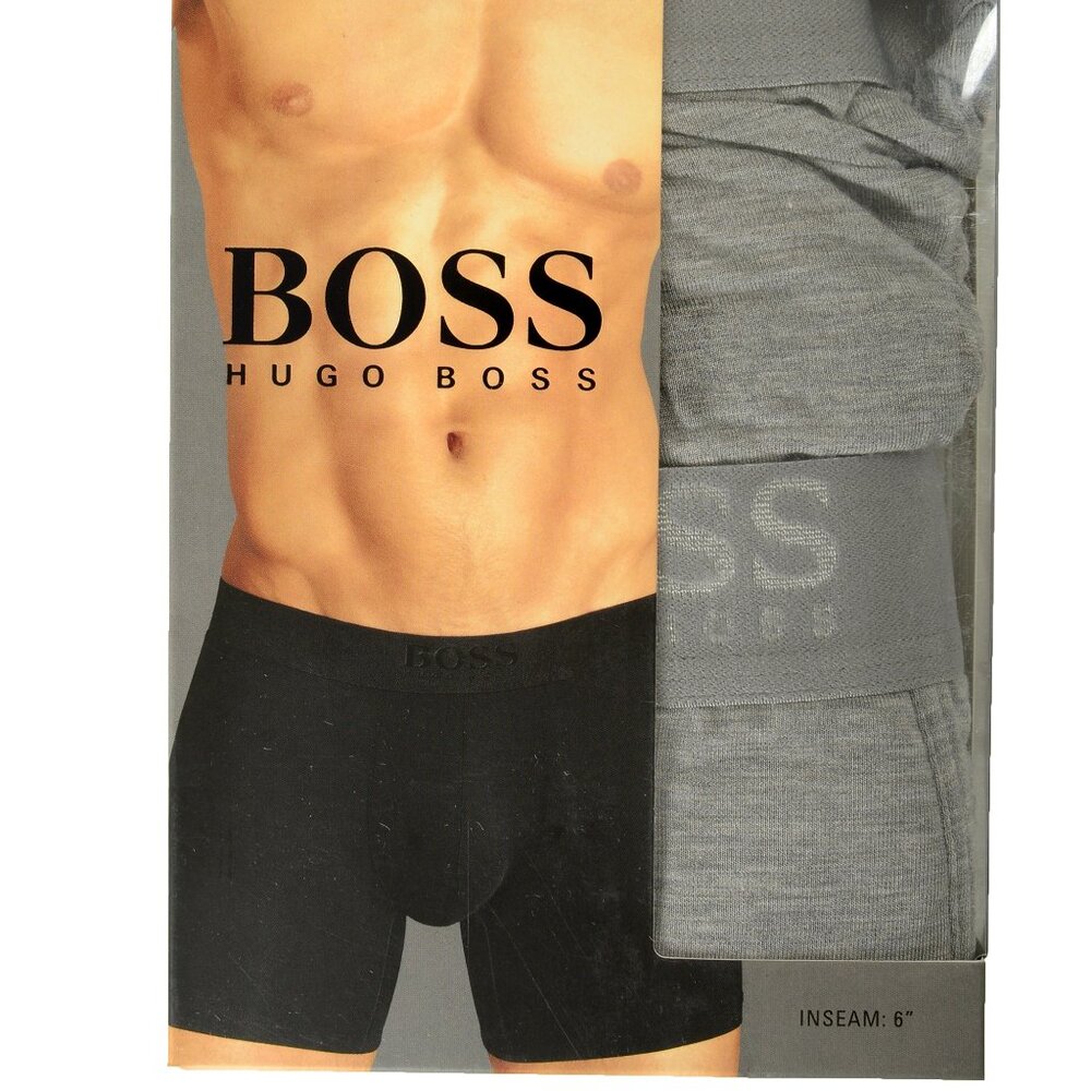 Hugo Boss Men's "Boxer3P FN" 3 Pack Stretch Boxer Shorts Underwear US S IT 48